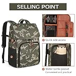 BOLOSTA Camera Backpack Bag Professional DSLR SLR Camouflage Camera Backpack for Photographers Waterproof Large Capacity Camera Case with Fit 15.6" Laptop Compartment & Tripod Holder
