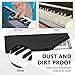 Musiin 88 keys piano keyboard dust cover, compatible with KORG KROME-88, KROSS 2-88, KROSS 88MB, KROME EX88, Deluxe Chinlon Dustproof & Anti-scratch, Silky Feel & Tailored Design