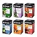 Stash Tea Black Tea Six Flavor Assortment, 18-20 Count Tea Bags in Foil (Pack of 6)