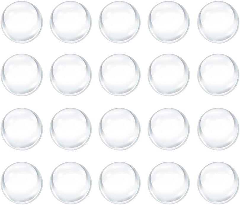 6mm Clear Quartz Balls Beads Insert (20 Pack)