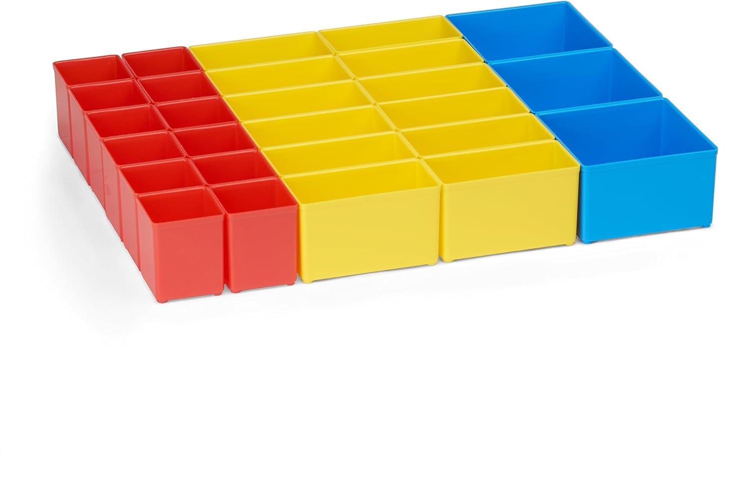 WFix Sortimentskasten Sortimo T-BOXX 320 Anthrazit mit Insetboxen-Set T1 | Sortierkasten Schrauben tragbar, Kleinteile Aufbewahrung Koffer, kompatibel mit WorkMo, stapelbar, 444x358x81 mm