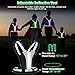 SAWNZC LED Reflective Vest Running Gear, 5 Colors Lights Up Running Vest for Night Walking Cycling Jogging, Adjustable Size for Men Women Kids, Rechargeable and High Visible (1, Black)