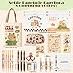 Zadoreck Capybara Schulsachen Schreibwaren Set mit Tasche aus Segeltuch,Gelstifte, Notizbuch, Kleber, Federmäppchen,Kreatives Set für Schüler, Lehrer, Geschenkidee zum Schulbeginn