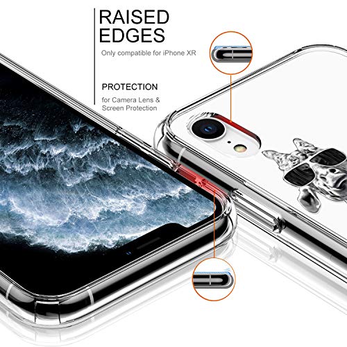 Bicol Iphone Xr Case Clear With Design For Girls Women,12Ft Drop Tested,Military Grade Shockproof,Slim Fit Protective Phone Case For Apple Iphone Xr Cool Giraffe #TOP2