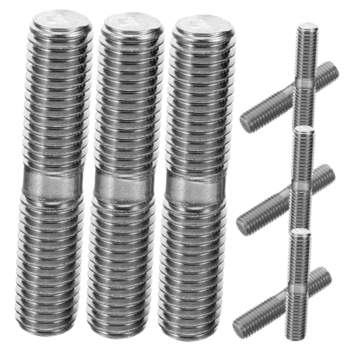 SEWACC 10pezzi Bulloni Metallici Da Bulloni Doppia Testa in Acciaio Inossidabile Filettati Sostituibili Per Installazione Rapida in Spazi Ristretti