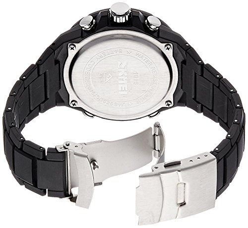 SKMEI uomo Dual Time zone multifunzionale