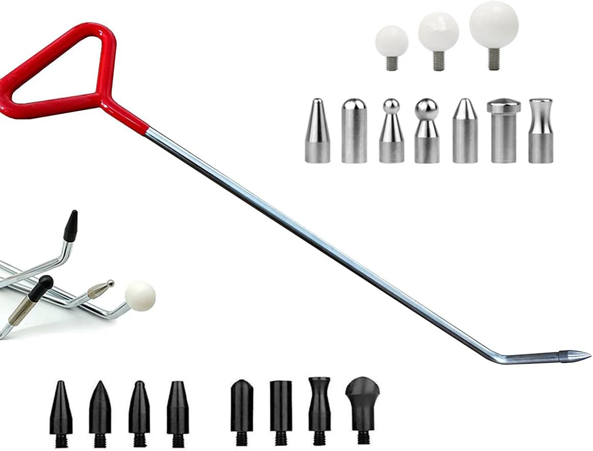 LadyRosian Paintless Dent Repair Kits Dent Repair Rods