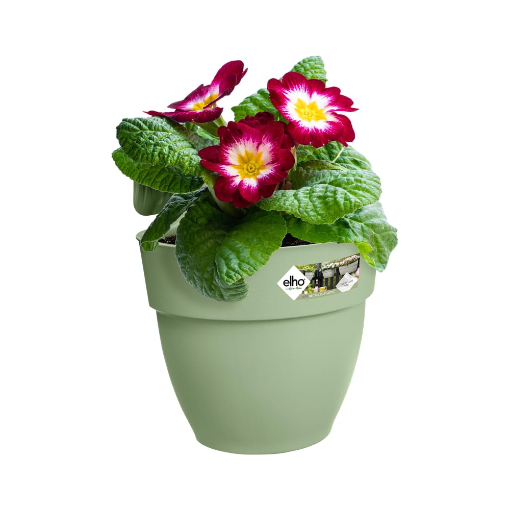elho Vibia Campana Easy Hanger S 21 - Planter for Balcony & Outdoor - diameter 20.5 x H 26.5 cm - Green/Pistachio Green - Image 3