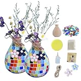 Matériaux de qualité supérieure : La base de ce Kit de bricolage mosaïque est en bois et en mosaïque résistante. Vase en Mosaïque conception sûre et sa qualité éprouvée garantissent un plaisir durable. Les carreaux de mosaïque sont en verre coloré, opaques, résistants à la décoloration et durables.