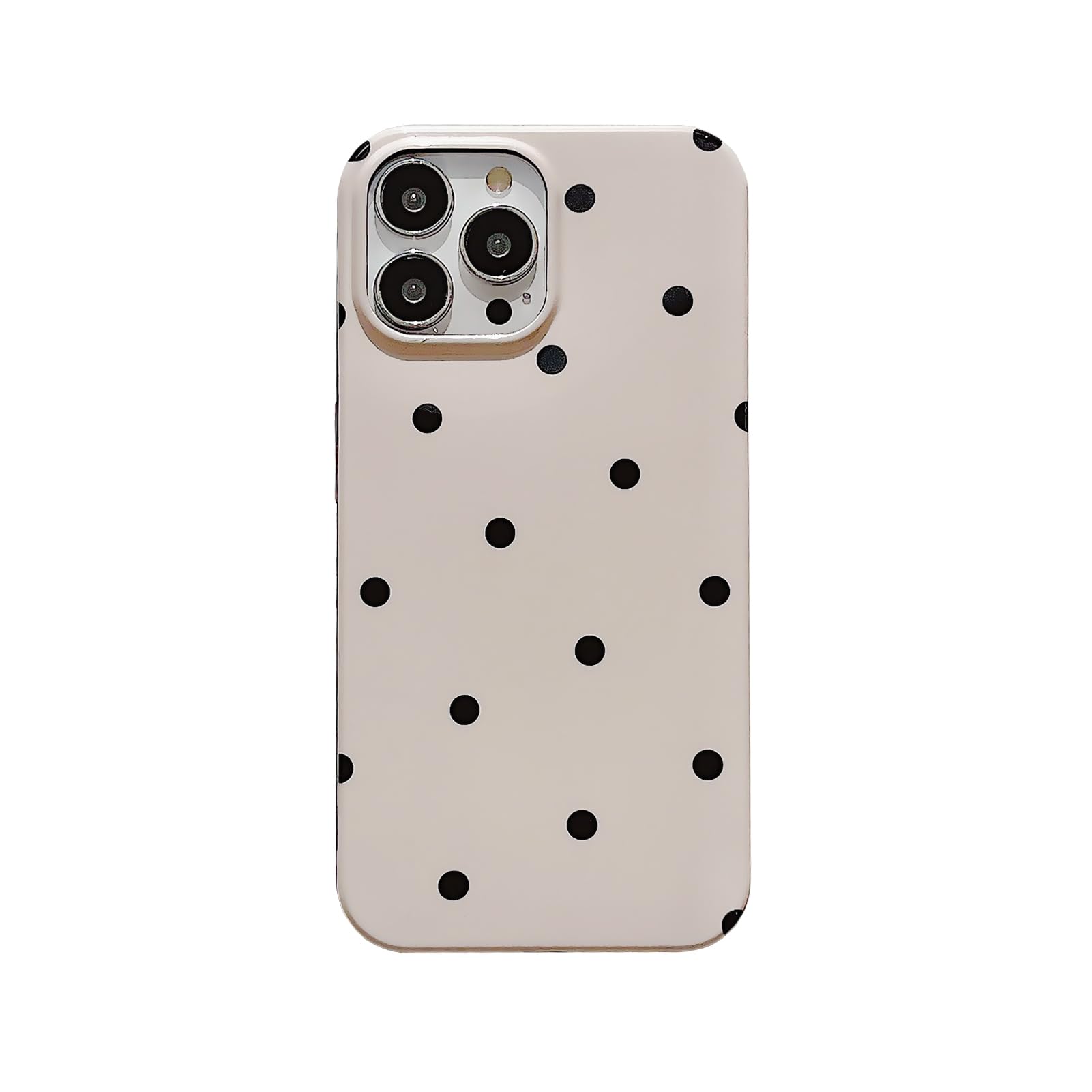 Amazon.com: Retro Black Polka Dots Cute Phone Case