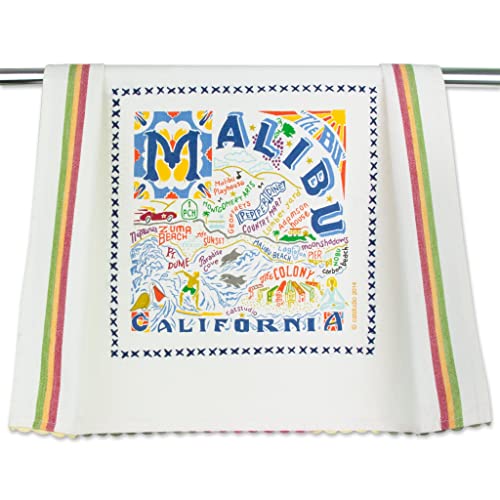 Catstudio Malibu Dish Towel, Travel Souvenir Kitchen & Tea Towel