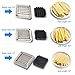 Goplus French Fry Cutter Fruit Vegetable Potato Slicer Commercial Grade W/ 4 Different Size Stainless Steel Blades 1/4