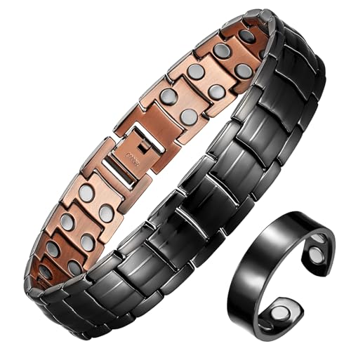 Fashtour Copper Magnetic Bracelet for Men