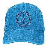 [Applicable people] Unisex FTTUTY Viking Symbol Nordic Compass Baseball-Cap Twill Adjustable Dad-Hat