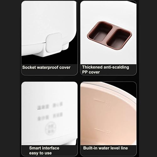 Miniatura 1 de COOKOE Vaporizador eléctrico de huevos, olla de huevos, olla de huevos duros cocidos, cocina de huevos inteligente de 110 V, cocina de huevos