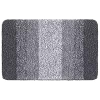 Tappeto Bagno Homaxy Morbido - 51x76cm Antiscivolo Lavabile Marrone