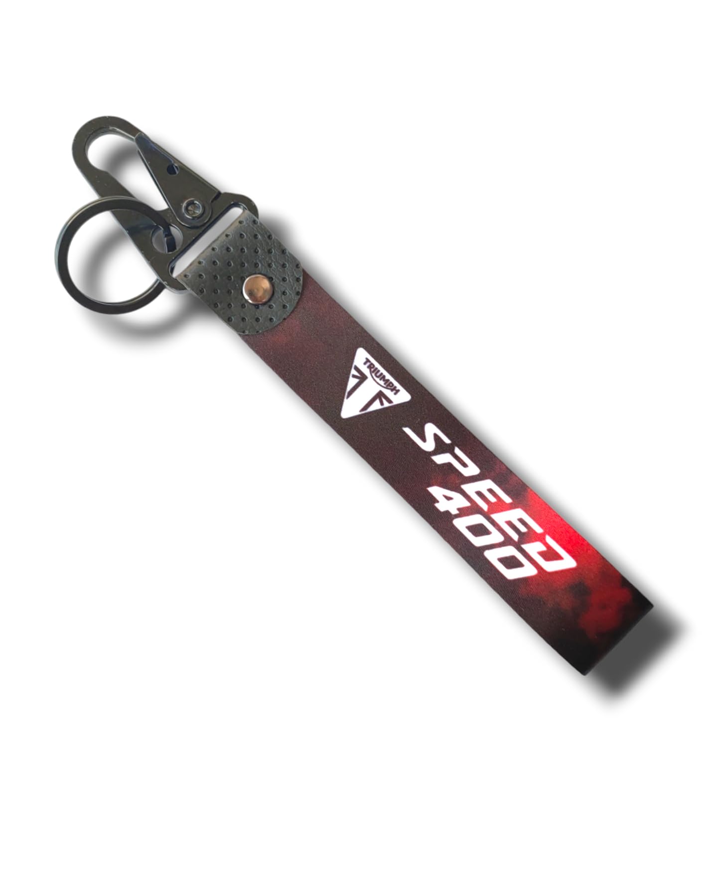 Triumph Speed 400 Keychain 25mm Hook Type Bike Keychain Black for Bikes-image-2