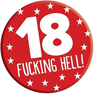 LimaLima 50th Birthday Badge 50 Today 76mm Pin Button Novelty Gift Men Women Him Her