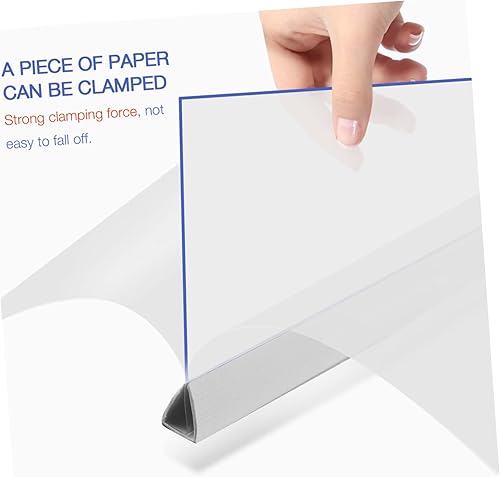 Miniatura 9 de Tofficu Carpetas de plástico transparente para documentos, carpetas de almacenamiento de archivos, organizador de archivos, organizador de archivos,