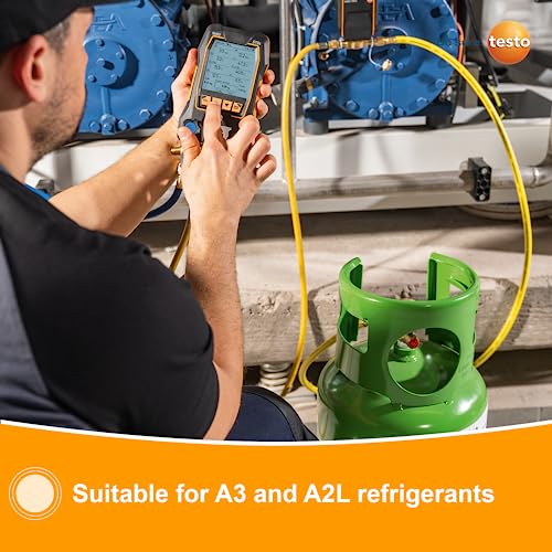 Testo 570s Manifold Gauges HVAC Micron Gauge For Long