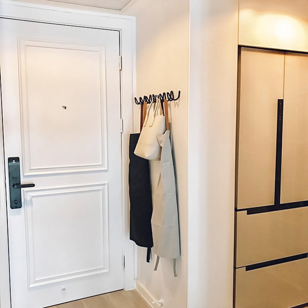 Support mural pour Portemanteau Salon porche couloir support de rangement créatif métal fer mur porte-manteau magasin de vêtements porte-manteau personnalisé Porte-Chapeaux Pour mur de Casquettes de B