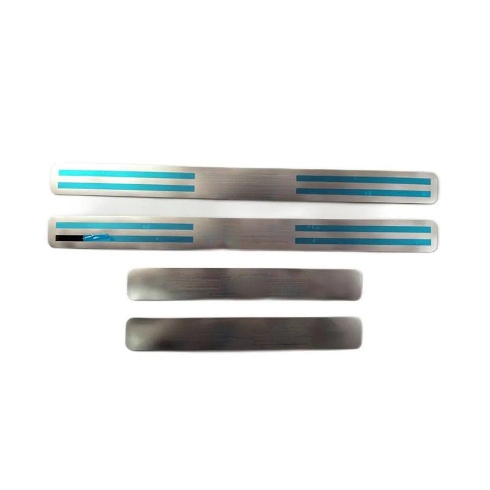 Cubre umbrales de acero inoxidable: evita rayones en tu Fiat Tipo 2015 a 2019