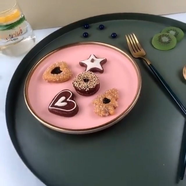 Fleur artificielle,6 pièces Simulation artificielle réaliste gâteau crème glacée Dessert