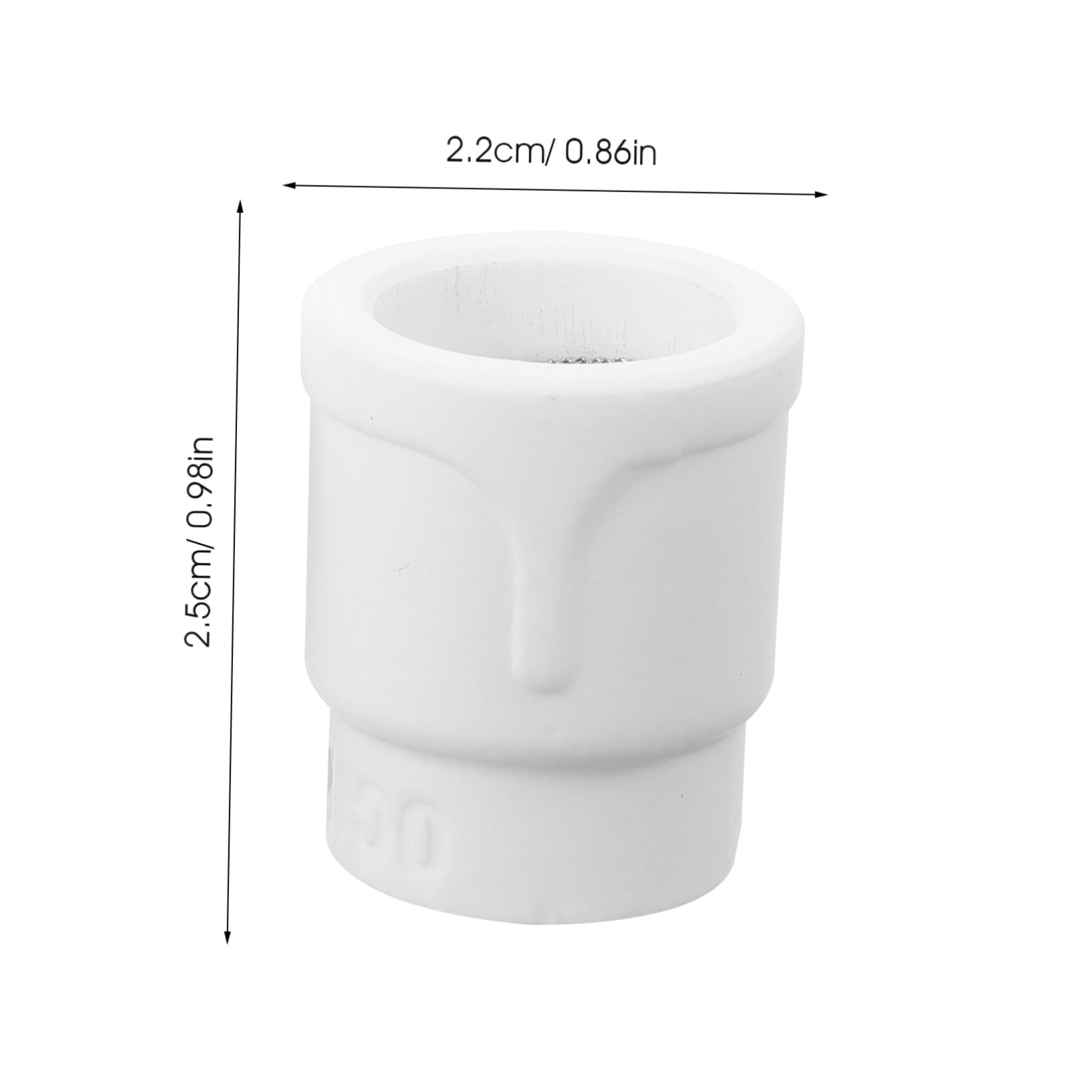 Ciieeo 2Pcs Welding Cup Ceramic Nozzle for Welding Torch Cups for Gas Flow Compatible with Various Welding Applications