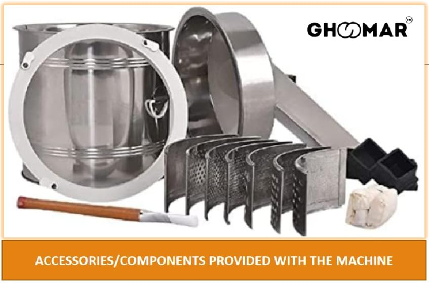 Image of Commercial Pulverizer | 3HP Automatic Stainless Steel Atta Chakki | Flour Mill 15 to 20 Kg Per Hour Capacity for Wheat Grains, Pulses & Masala Grinding | Online Installation Available