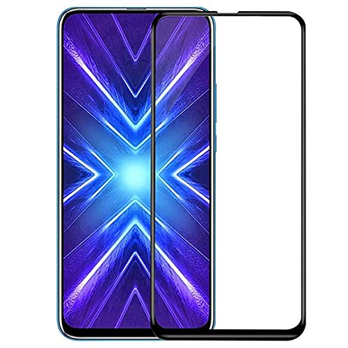 Image of Tempered Glass Screen Protector Compatible For Honor 9X Full Screen Coverage (Except Edge to Edge) and Free Complete Easy Installation kit.