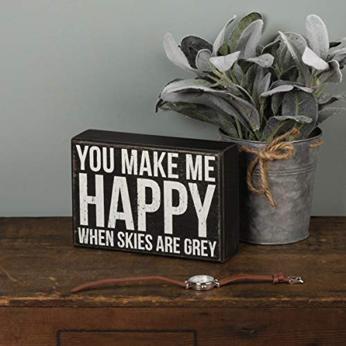 Primitives-by-Kathy-20512-Classic-Box-Sign-65-x-45-Inches-You-Make-Me-Happy Primitives by Kathy 20512 Classic Box Sign 65 x 45 Inches You Make Me Happy