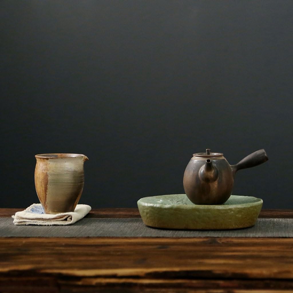 Tea Tray Simple Retro Kung Fu Tea Pot Household Ceramic Dry Brew Small Tea Table Tea Tray Water Storage Tray Tea Trays