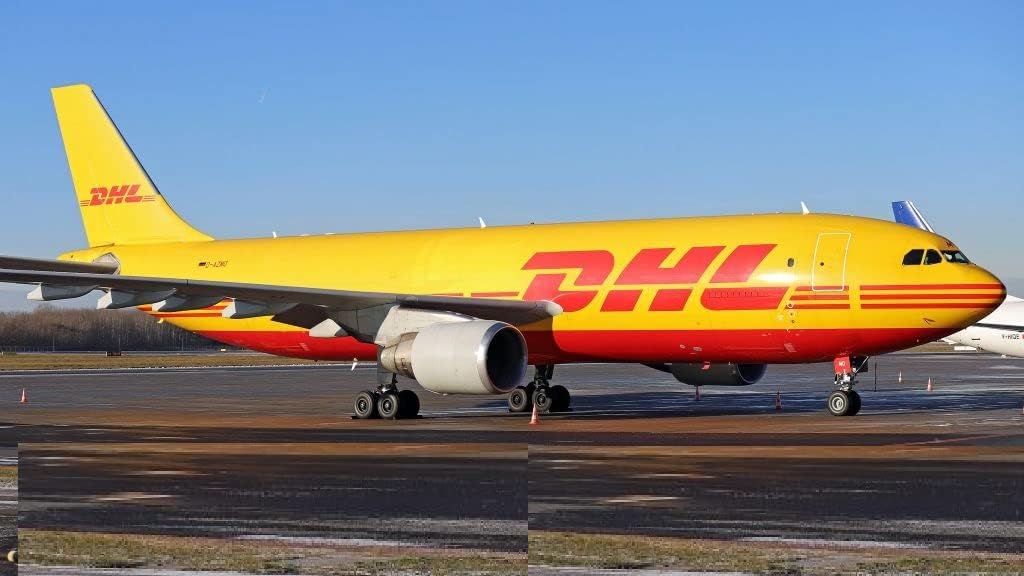 Model Planes 1:400 DHL B757 Model Airplane Metal Plane Die-cast Alloy Airplanes for Gift and Collection