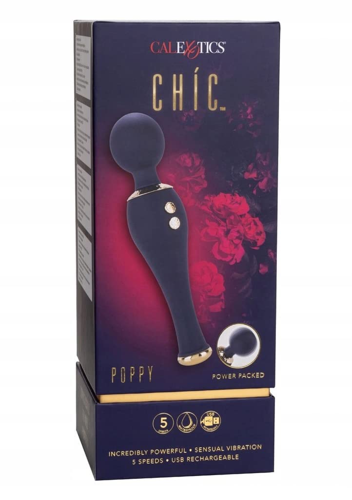 Chic Poppy (Blue) Sex Toy Wand Massager, Adult Sex Toys for Women - G Spot  Vibrators, Clitoris Stimulation : Amazon.co.uk: Health & Personal Care