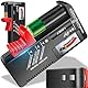 Retoo Batterietester Analog für Batterie, Akku AAA, AA, CR, Knopfzellenbatterie, 1.5V 3.7V 9V, Anzeige des Ladestatus/Volt, Multi Size Batterieprüfgerät, Testgerät, Batterieprüfer, Messgerät, Schwarz