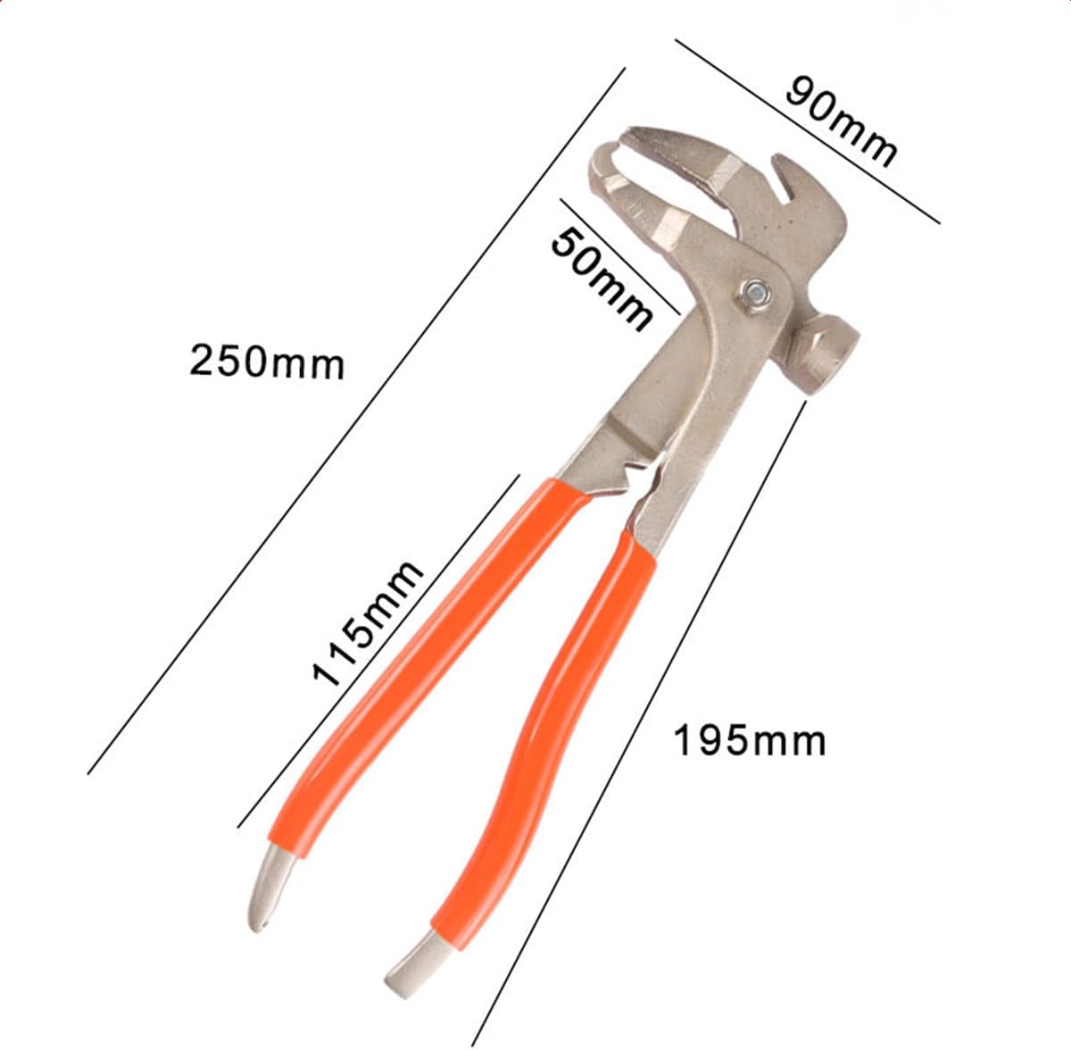 Wheel Balancing Weight Pliers, 4-in-1 Wheel Balancer Pliers Hammer Tool for Auto Truck SUV Balance Rims