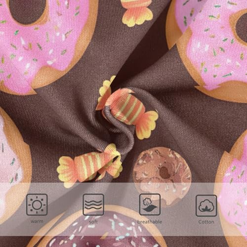 Pink Brown Donuts Candy Sweet Girl Panties Cute Toddler Girls Underwear Cotton Stylish Undies Kids Briefs 2t3