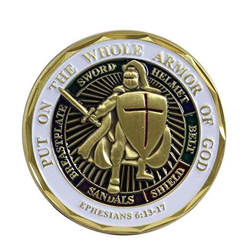 Put on the Whole Armor of God Ephesians 6:13:17 Soldier Challenge Coin 3102 by Eagle Crest
