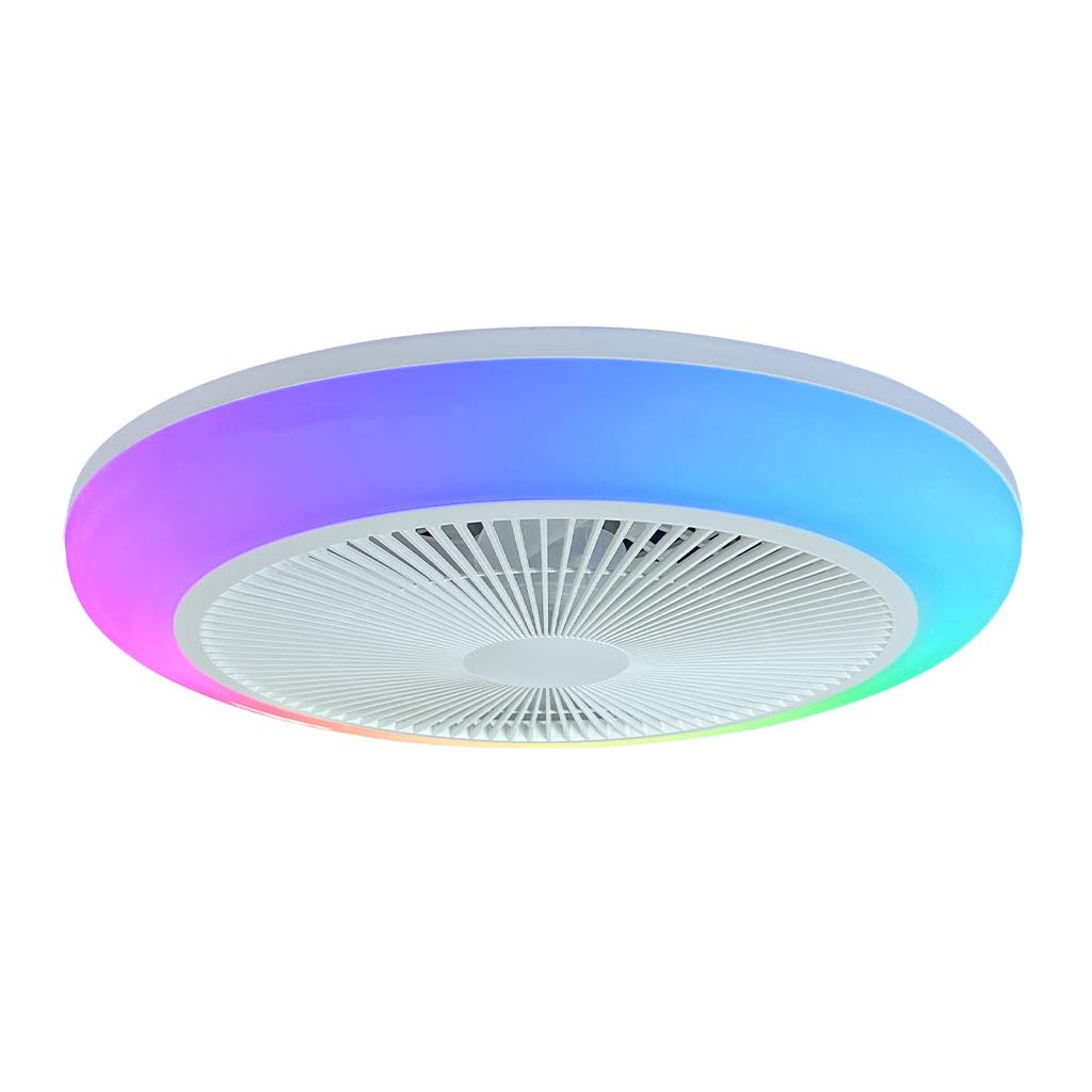 Ventilateur plafond LED LAGUNA D46CM RGB pour des nuits fraîches