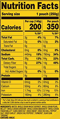 TASTYBITE Organic Turmeric Rice, 8.8 OZ