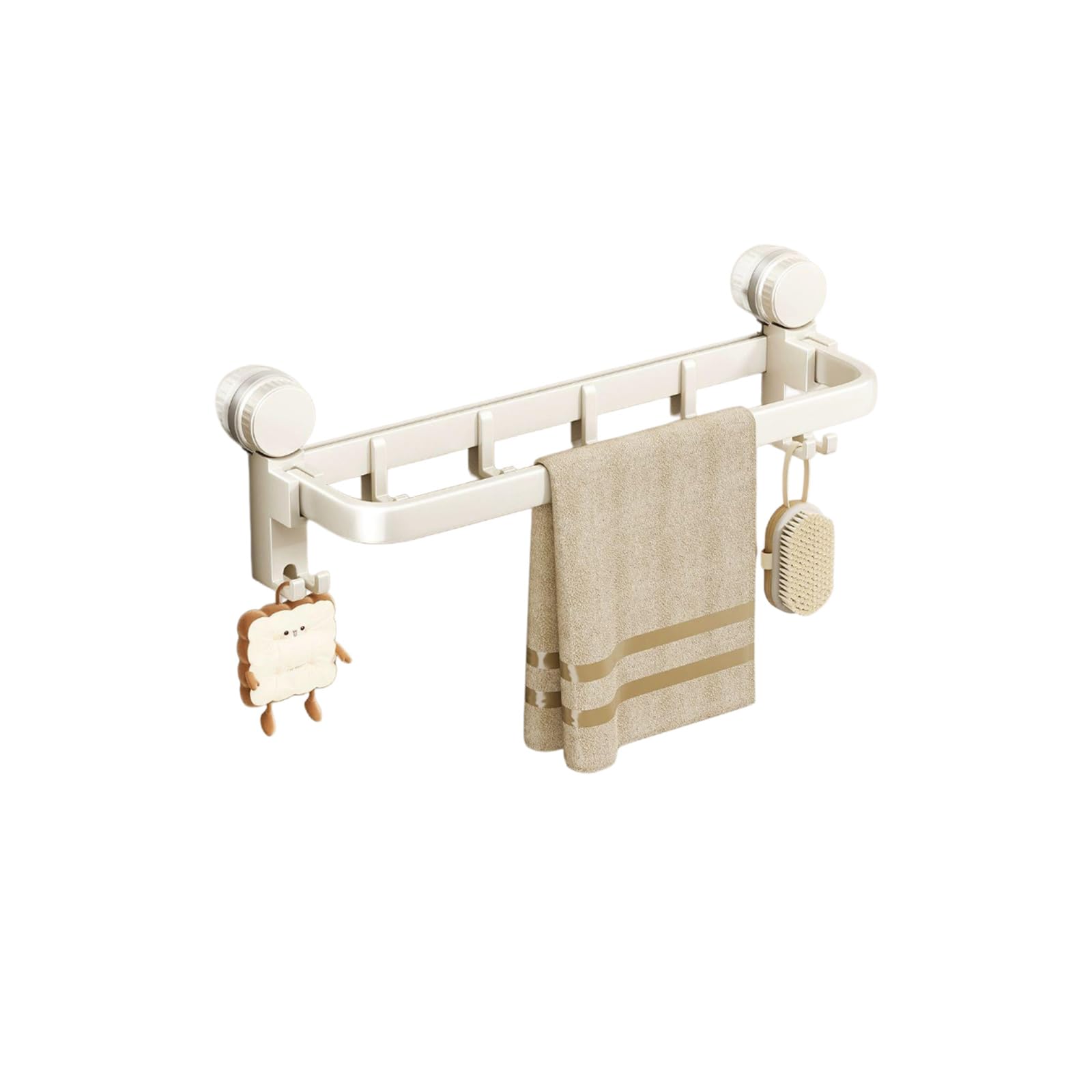 Support serviette blanc JATIBOSH pour une deco salle de bain moderne et ordonnee au quotidien