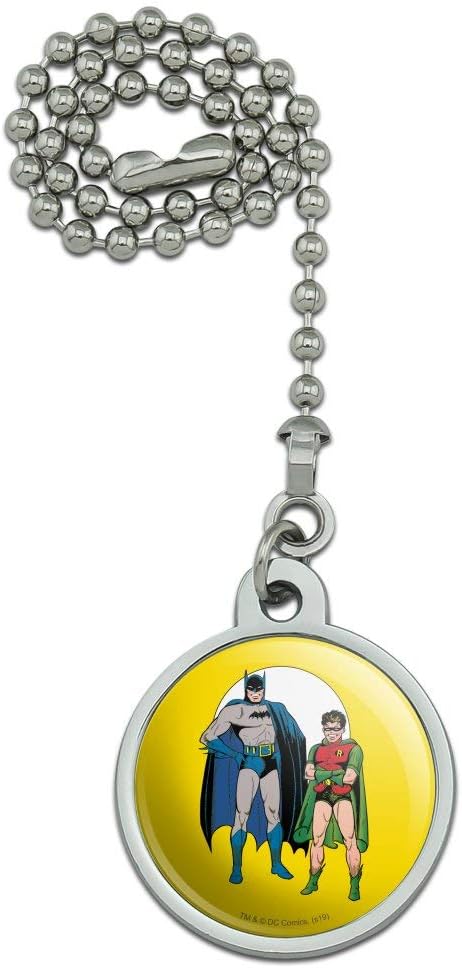 GRAPHICS & MORE Batman and Robin Ceiling Fan and Light Pull Chain