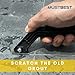 MUSTBEST Joint Scraper & Brusher, Tile Grout Saw and Brusher, Tile Grout Cleaning Tool, Scratch and Sweep, Tile Grout Remover Tool (Accessories, Grout Remover for Tiles)
