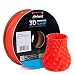 Inland 1.75mm Red PLA 3D Printer Filament - 1kg Spool (2.2 lbs)