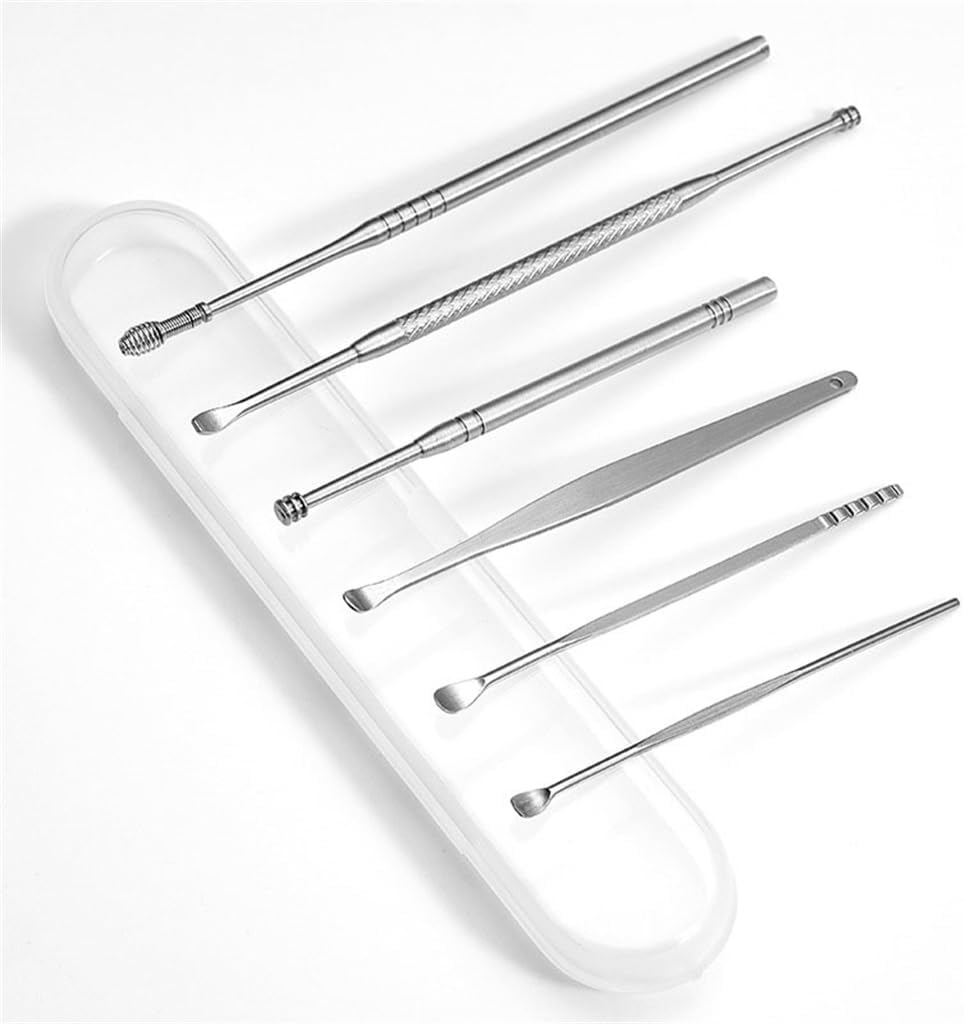 Ear Cleaning Tool Spring Headed Ear Spoon Stainless Steel