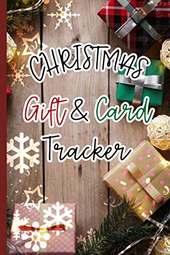 Christmas Gift & Card Tracker: A Notebook / Journal for to Record Send and Receive Gift List Ideas & Card Address ( for 8 years )