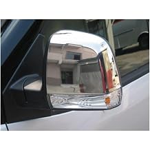 BTM AUTOMOTIVE (226) ABS Chrome Mirror Cover 2 Pieces Compatible with 2010-2015 Fiat Doblo