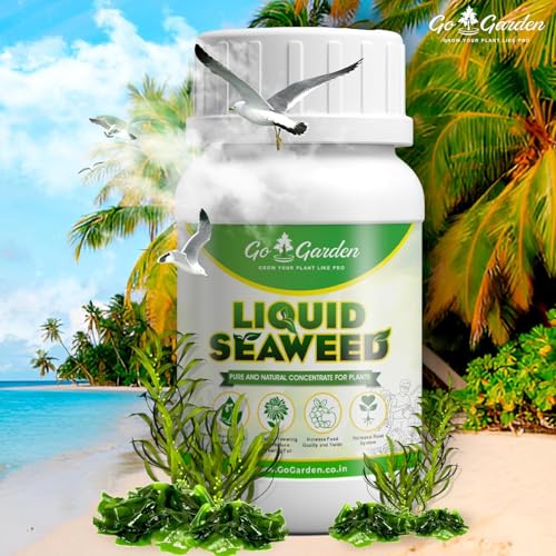 Image of Go Garden Seaweed Extract for Plants 250ml | Liquid Plant Growth Promoter | Supports Root Development, Flowering & Plant Growth | Suitable for Vegetables, Fruits, Flowers & Indoor Plants
