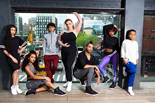 Pastry Cassatta Stretch Canvas Dance Sneakers, Pink, Youth/Size 24