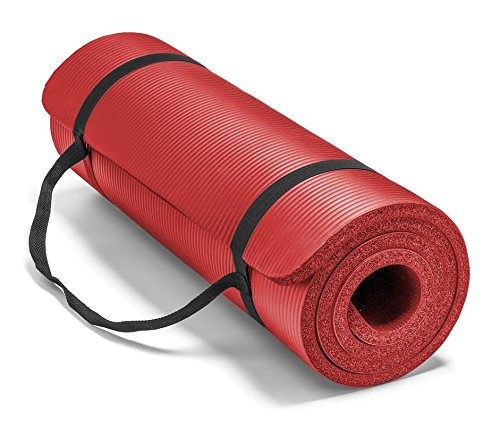 - Spoga Premium Extra Thick 180cm 60cm Long High Density Exercise Yoga Mat with Comfort Foam and Carrying Straps